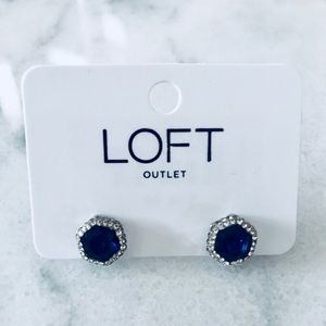 LOFT sapphire earrings
